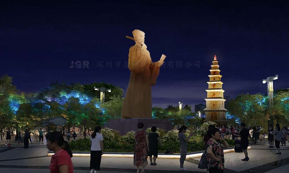 江西.吉安市永丰县城市区域重点建筑景观夜景靓化方案