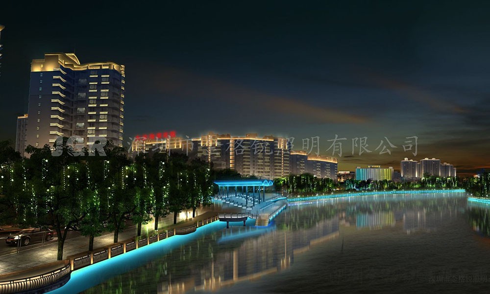 麻涌河一河两岸夜景提升工程设计方案